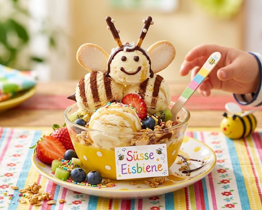 Süße Eisbiene